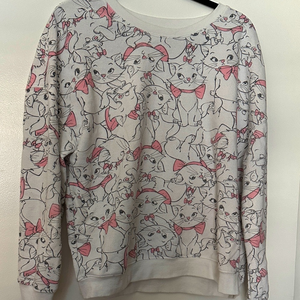 Disney The Aristocats Marie crew neck
